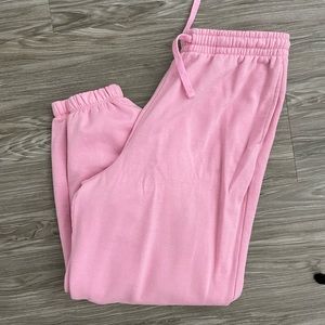 Pink sweats